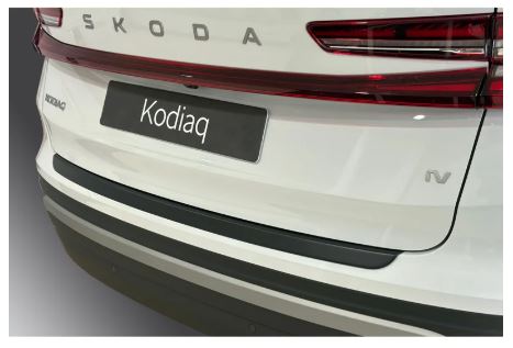 Protection de seuil arrière (ABS) sur mesure pour Skoda Kodiaq II 07/2024- Noir