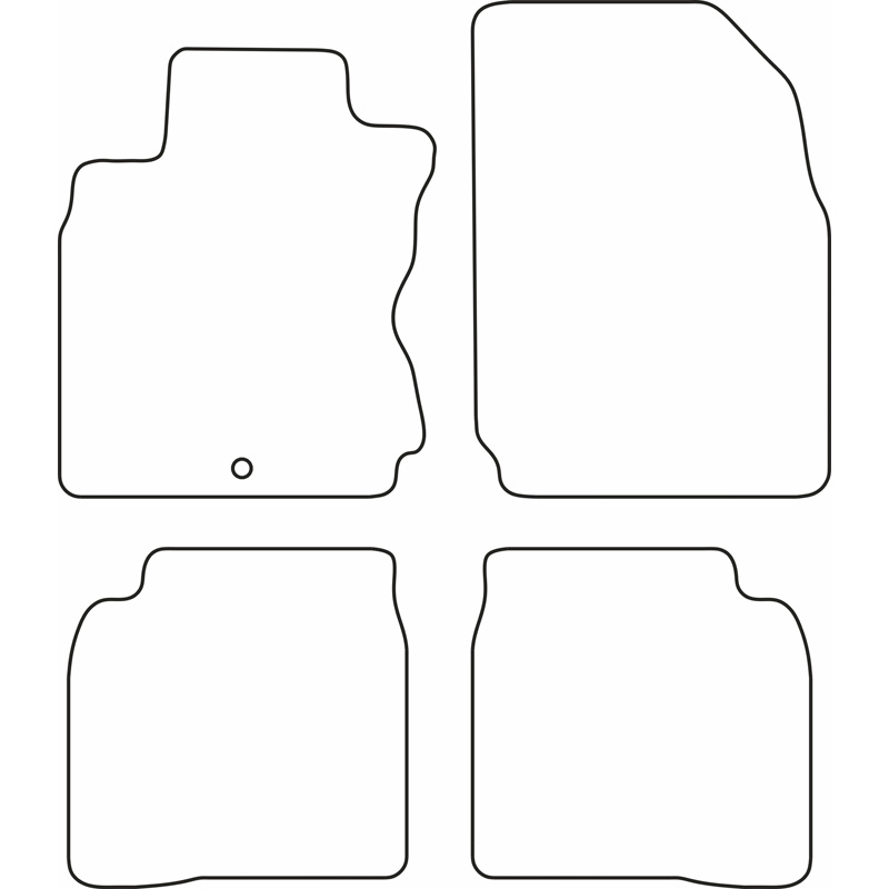 Set de tapis de sol sur mesure pour Nissan Note 2006-2013