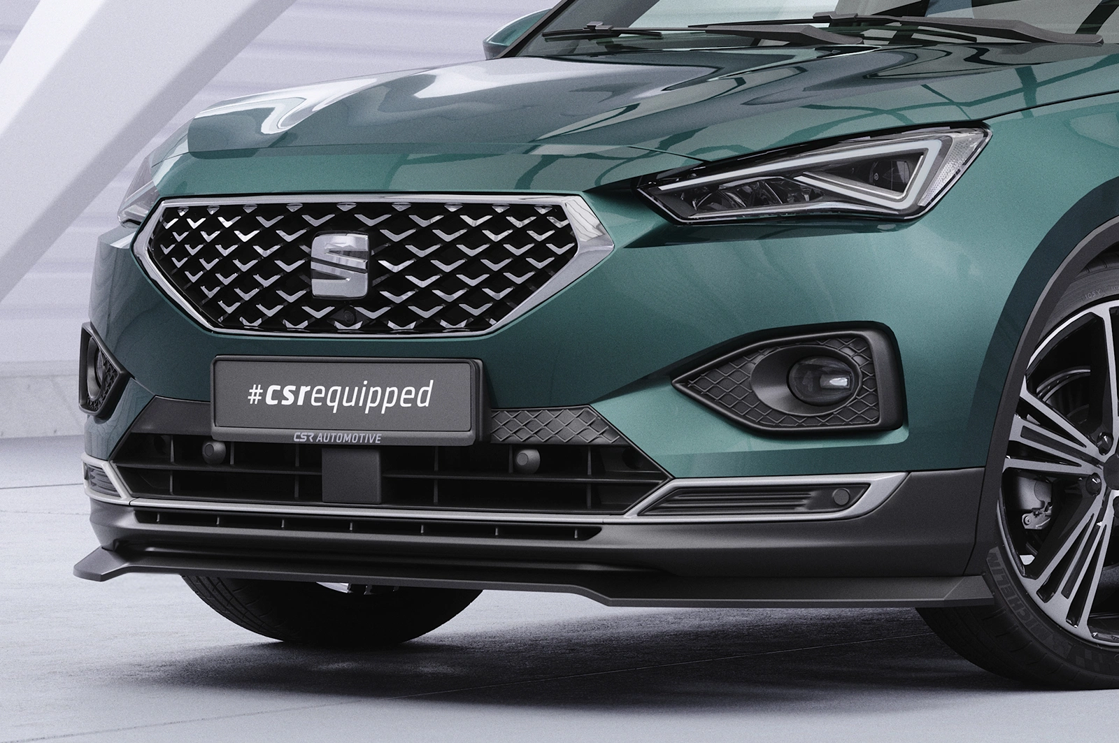 Voorspoiler Seat Tarraco glans zwart
