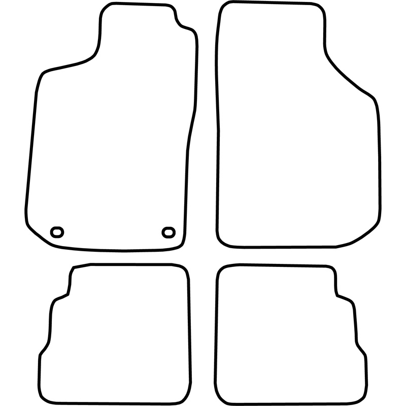 Set de tapis de sol sur mesure pour Saab 900 1993-1998