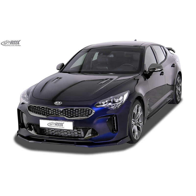 Jupes latérales 'Slim' sur mesure pour Kia Stinger (CK) 2018- (ABS noir luisant)