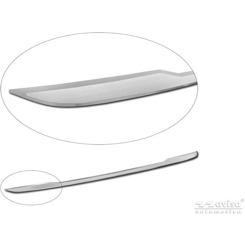 Avisa Revêtement d'habillage du hayon du coffre inox brossé sur mesure pour Volkswagen Tayron (R41) 2024-