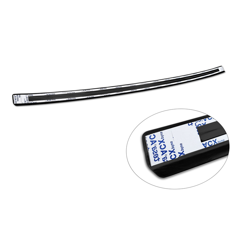 Protection de seuil arrière inox noir sur mesure pour Hyundai Kona II (SX2) excl. N-Line 2023-