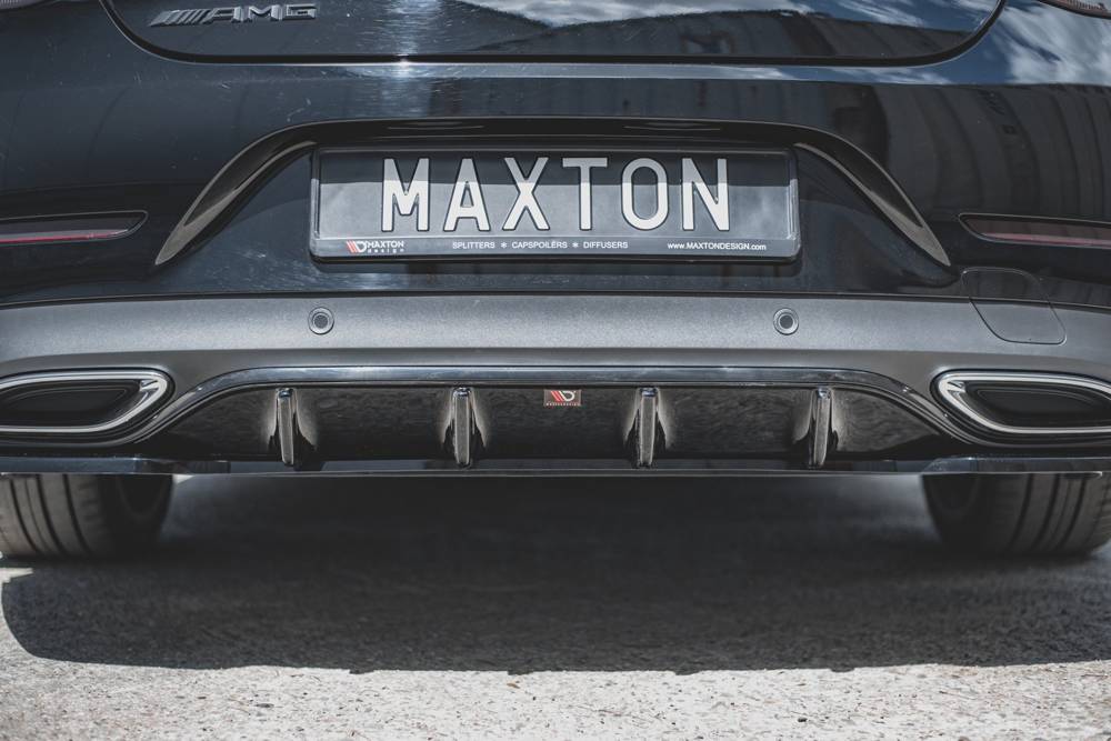 Diffuser Mercedes AMG CLS AMG Pakket C257 Maxton Glans Zwart