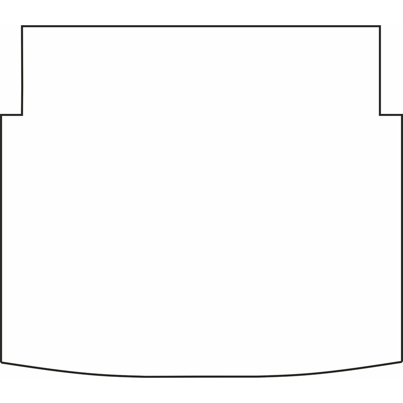 Tapis de coffre en velours sur mesure pour Audi Q3 (F3B) 2019- (plancher de chargement élevé)