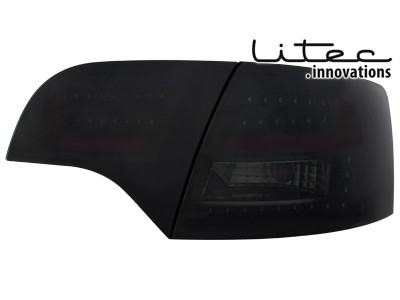 Taillights fits Audi A4 8E B7 04-08 Avant Dynamic LED black/smoke
