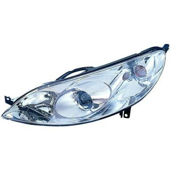 Koplamp links P407. 04->> TYC H7+H1