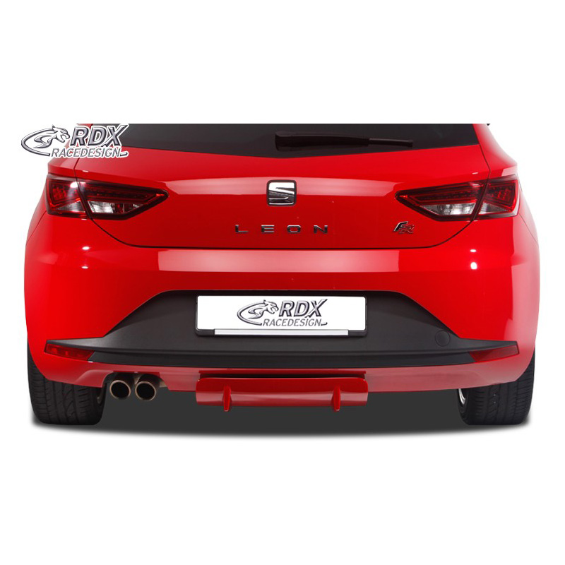 Jupe arrière 'Diffuseur U-Diff' sur mesure pour Seat Leon (5F) incl. FR/SC/ST 2012-2020 (PU)