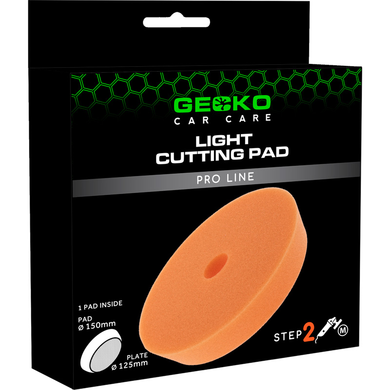 Gecko Tampon de Polissage Medium Orange 150mm 1pc (Pour Plateau 125mm)