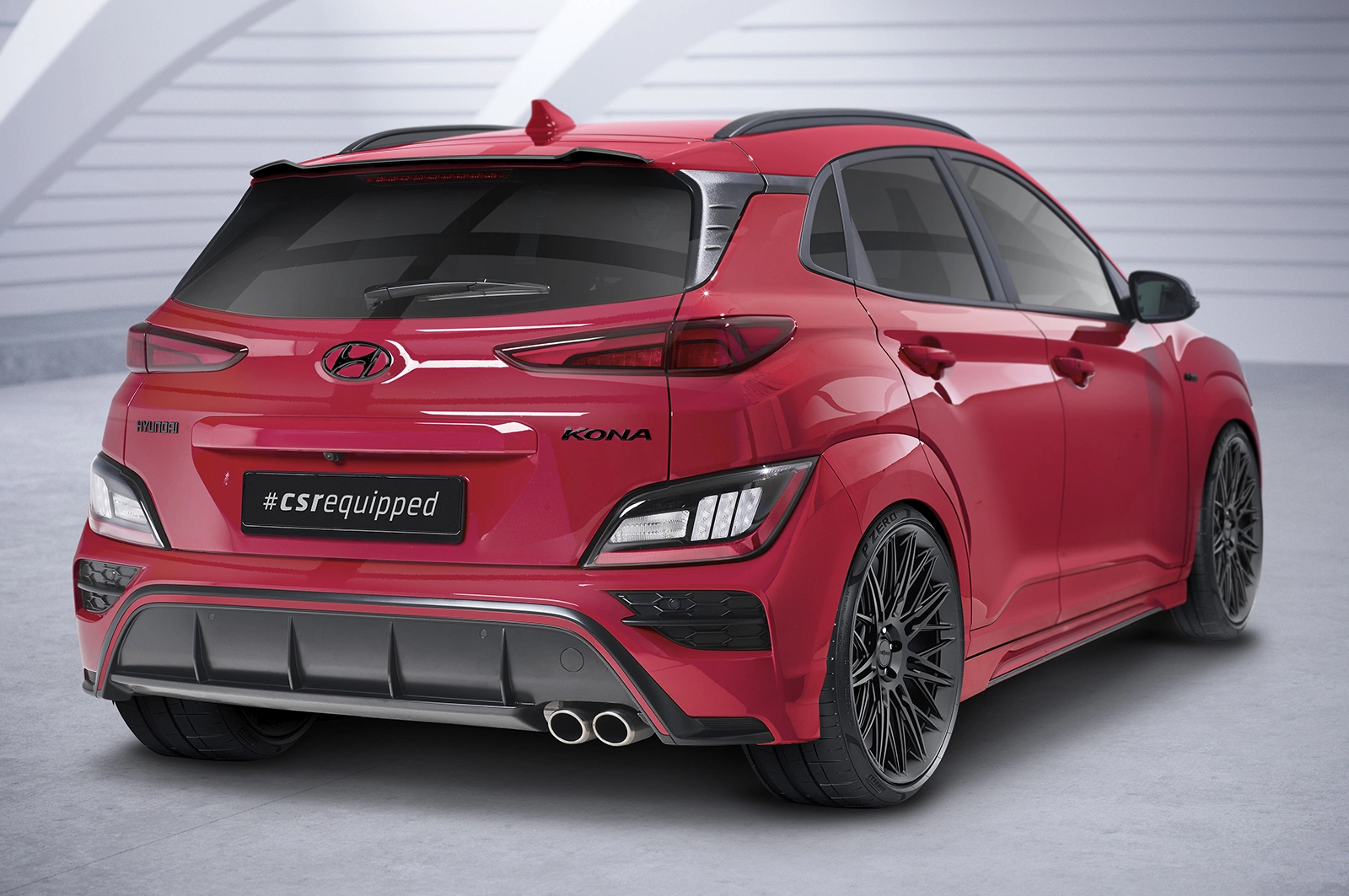 Achterspoiler Hyundai Kona Glans Zwart (2017–) CSR