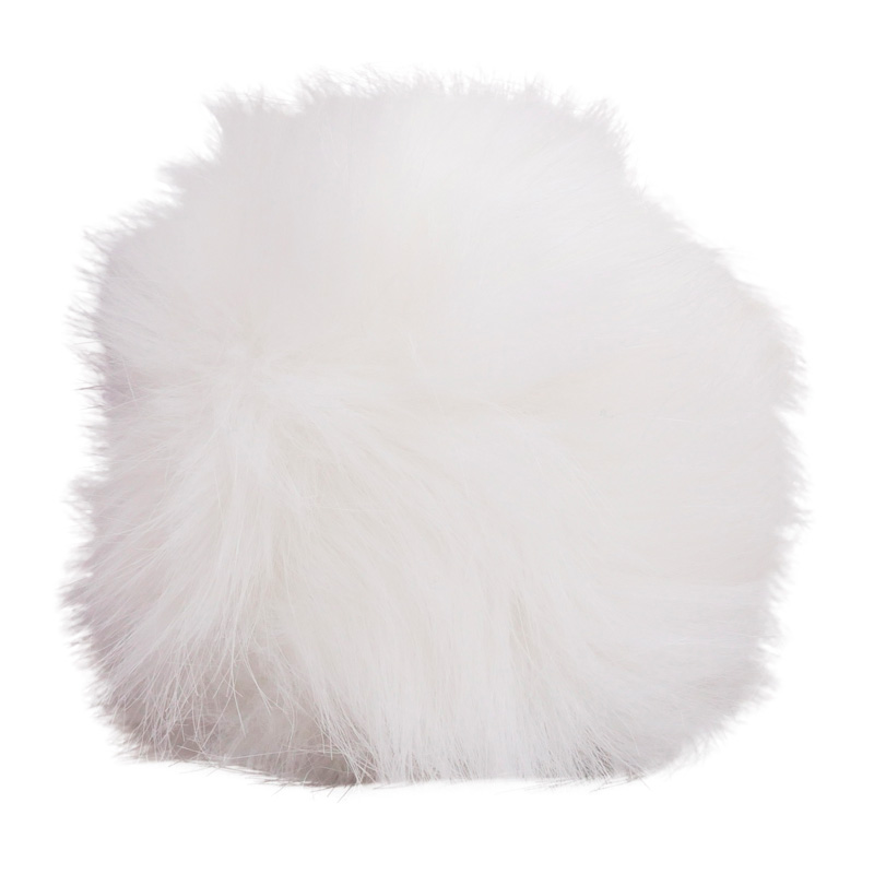 Simoni Racing Housse pour Pommeau de Vitesse Fluffy Fur - Blanc