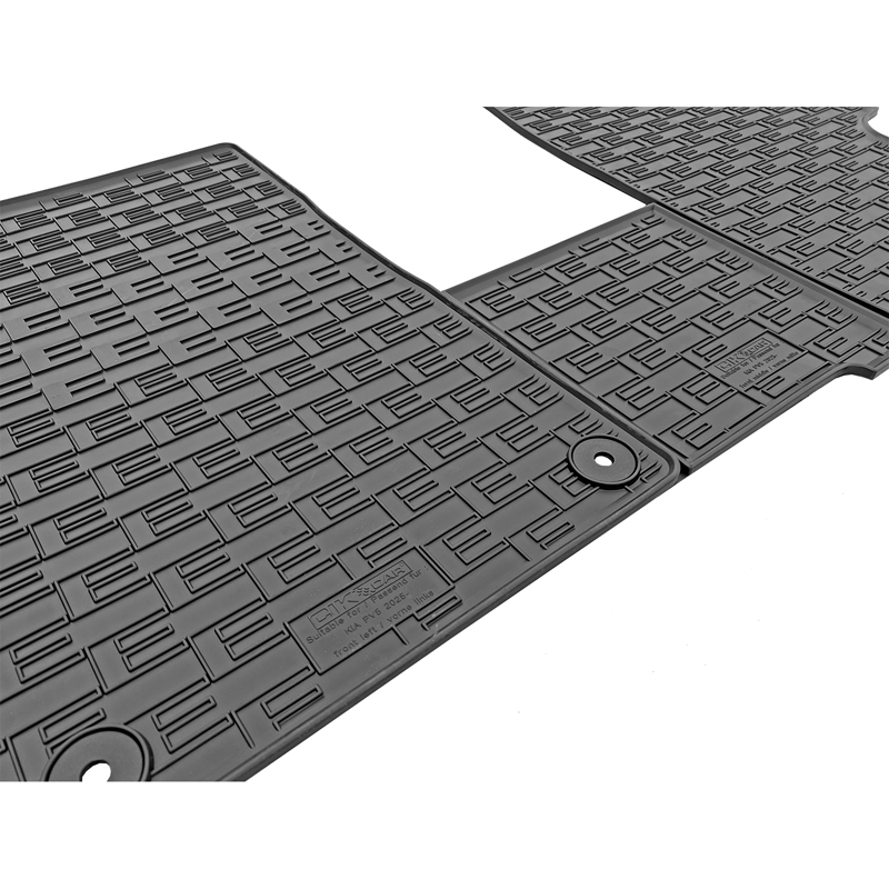 CIKCAR Set tapis de caoutchouc sur mesure pour Kia PV5 (EV) 2025- (seulement avant) (3-pièces + points de fixage)
