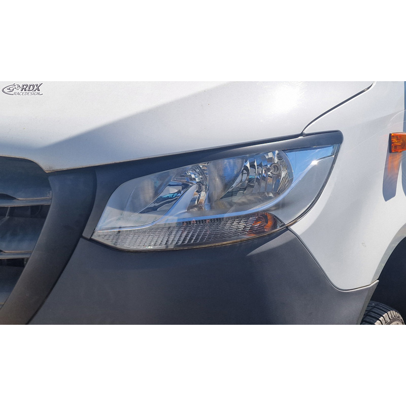 RDX Spoilers de phares sur mesure pour Mercedes Sprinter 2018- (ABS)