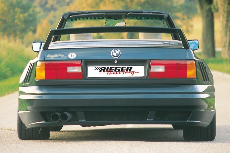 Spoilerzwaard voor Achterbumper BMW E30 Breedversie ll Polyeste