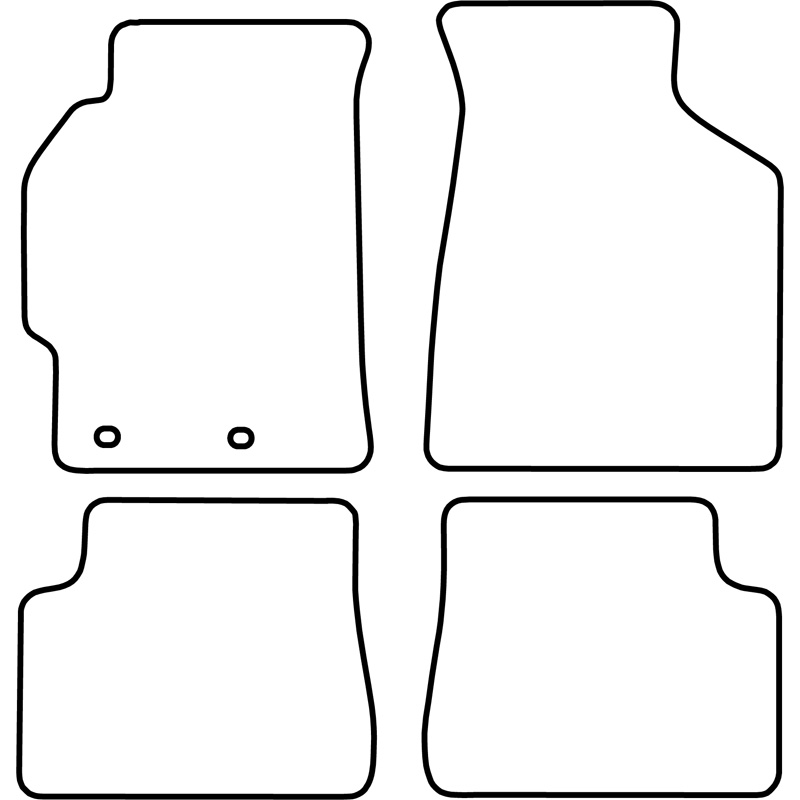 Set de tapis de sol sur mesure pour Kia Shuma 1998-2004
