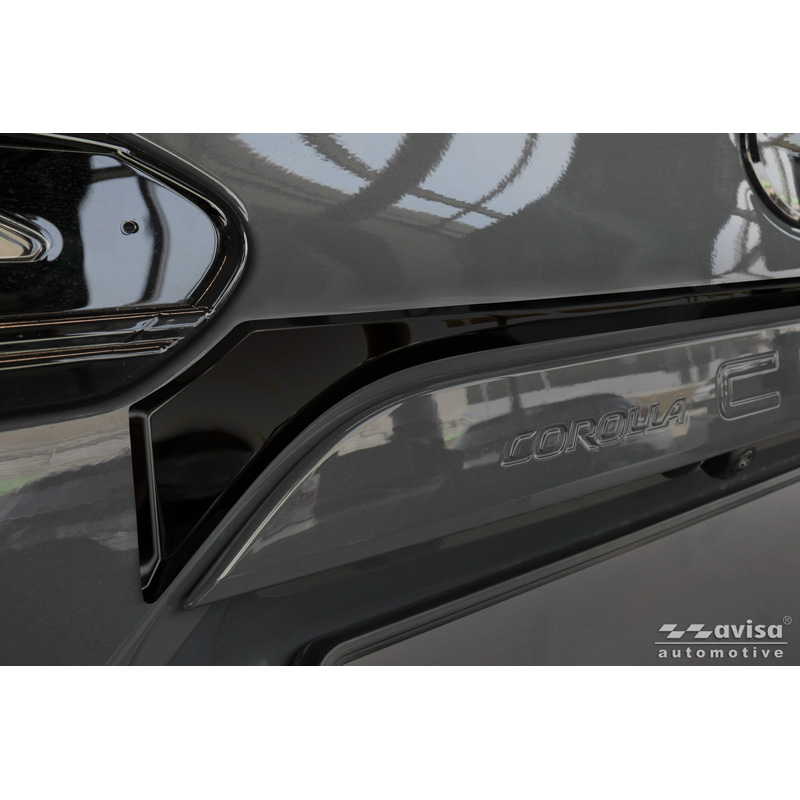 Avisa Moulure de hayon en Inox Noir Chrome sur mesure pour Toyota Corolla Cross 2020-2025 & Facelift 2025-