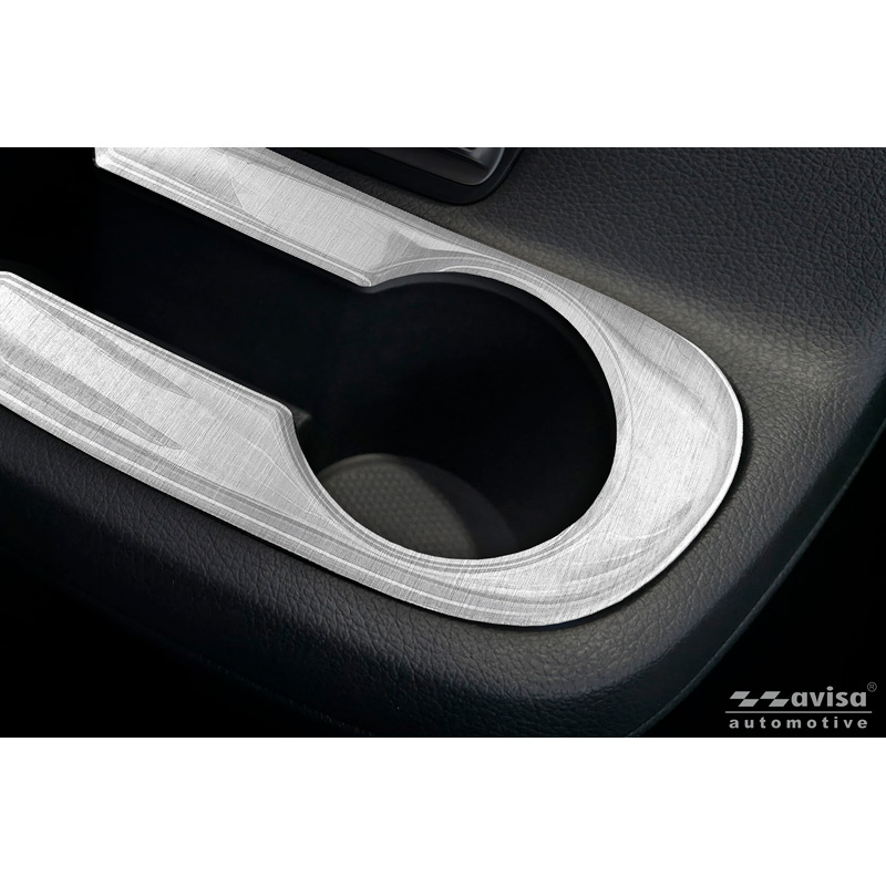 Avisa Enjoliveurs pour porte-gobelet Acier Inox sur mesure pour Mercedes Vito Tourer W447 Facelift 2024- - Argent