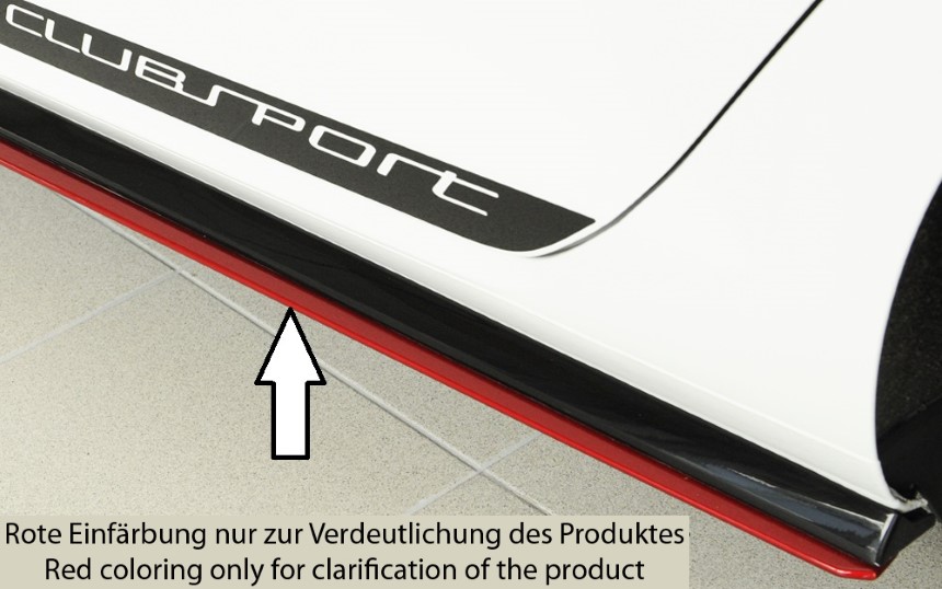 Zijskirts VW Golf 7 GTI Clubsport/R-line Rieger