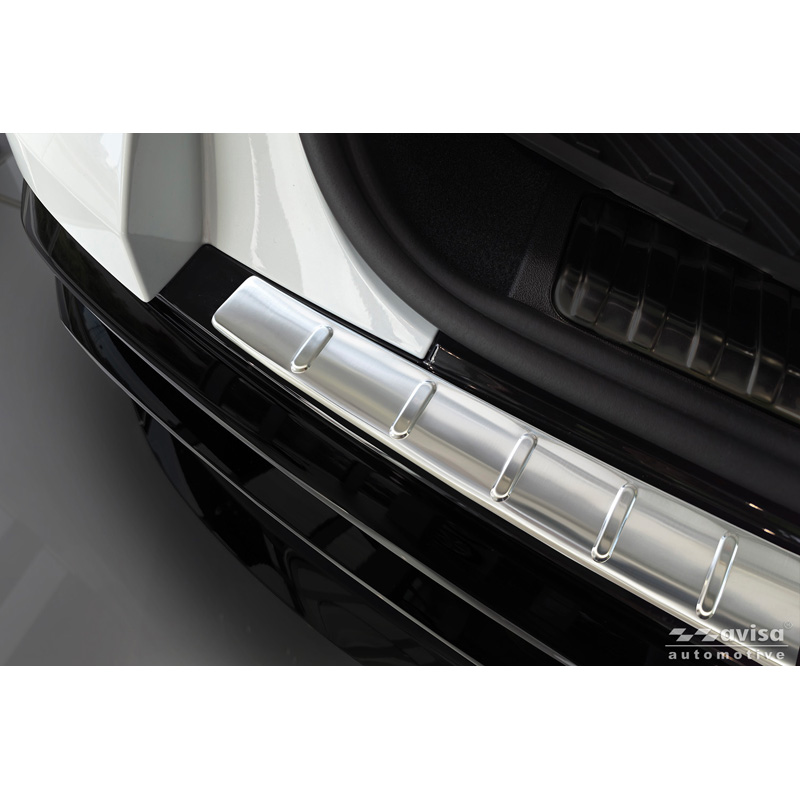 Avisa Protection de seuil arrière inox sur mesure pour Audi Q5 (GUB) 2025- 'Ribs'