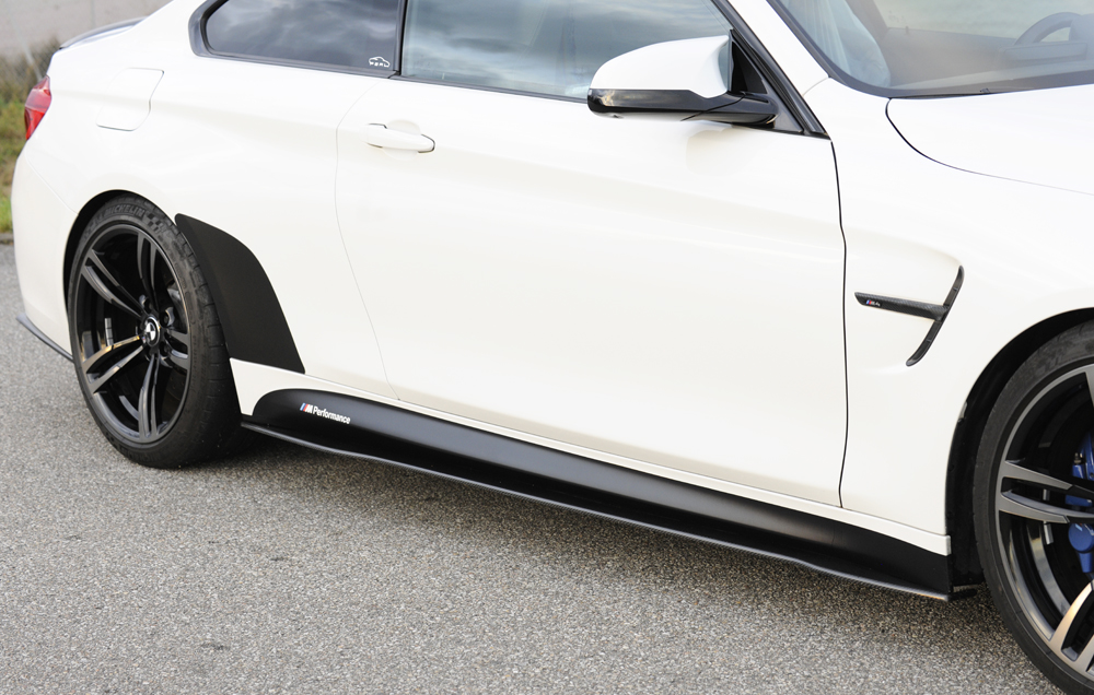 Zijskirt BMW M4 F82/F83 2014-...  Echt carbon Rieger