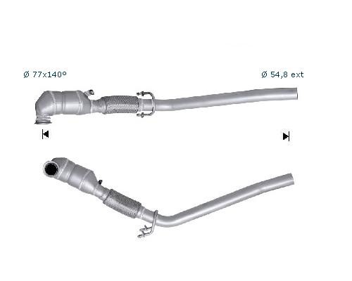 VW TOURAN 1.9TDI 1896 cc 66 Kw / 90 cv BRU Magnaflow CAT Bouwjaa
