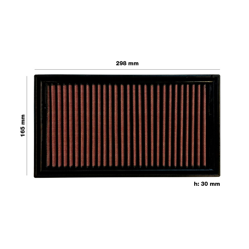 Simoni Racing Filtre à air de Remplacement sur mesure pour Alfa Romeo 147 & GT 1.9JTD 2001-