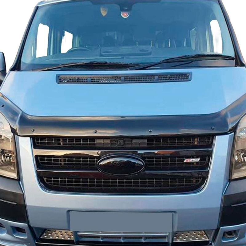 Protection du capot sur mesure pour Ford Transit MK7 2006-2014 - Noir brillant