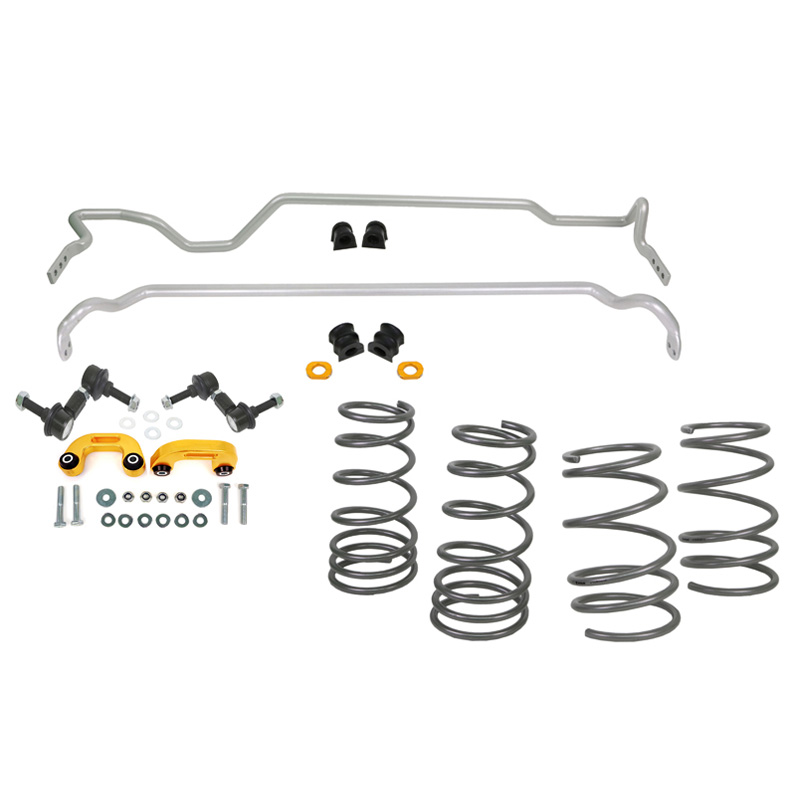 Whiteline Grip-Série 1 Kit de barre stabilisatrice et de ressort d'abaissement sur mesure pour Subaru Impreza Sedan GD 2.0 4WD 2005-