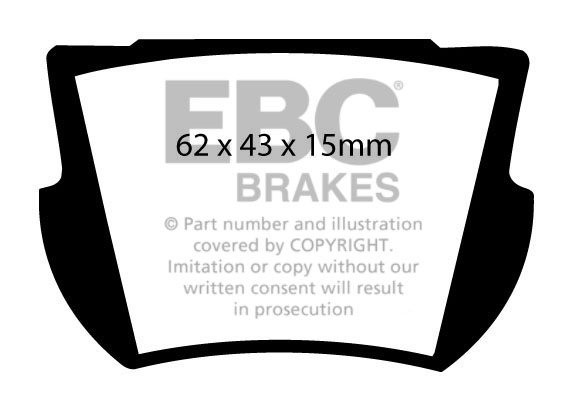 EBC Brakes BMW X5 3.0 Twin TD (E70)(35d) 2007-2010 Remblokken ac