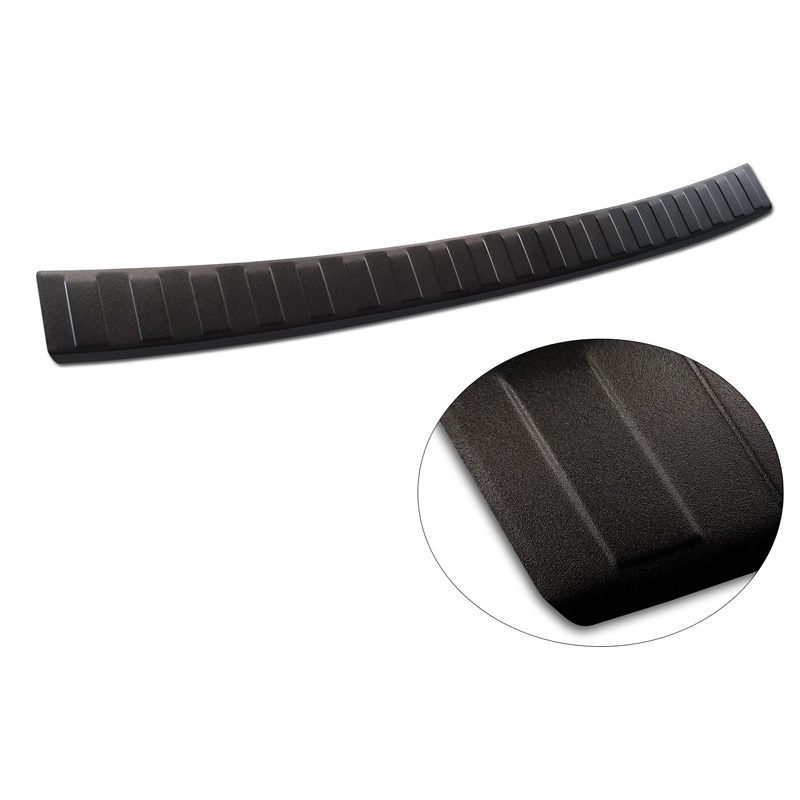 Protection de seuil arrière inox noir mat sur mesure pour Mercedes Classe-B III W247 / AMG 2018-