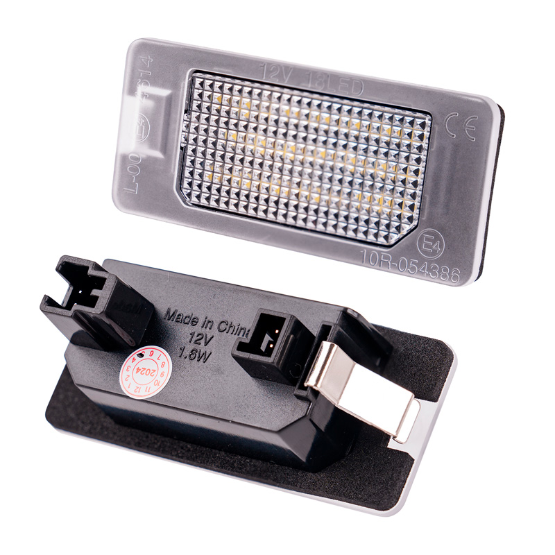 Éclairage de Plaque d'Immatriculation LED sur mesure pour Fiat 500X (6X) 2018-2022 / 500X (7X) 2021- / 500e 2020- / Abarth 500 EV 2023- & Alfa Romeo Tonale 2022-