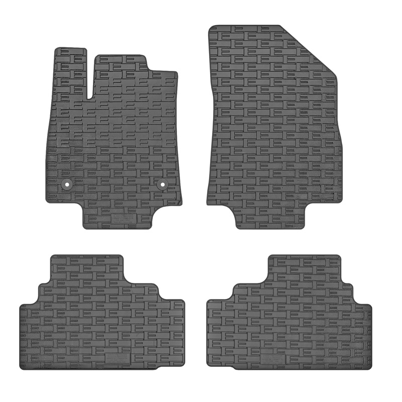 Set tapis de caoutchouc sur mesure pour Kia EV3 2024- (4-pièces + points de fixage)