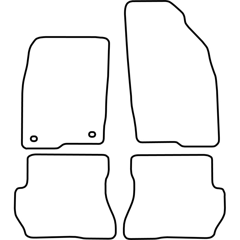 Set de tapis de sol sur mesure pour Ford Fusion 2002-2005