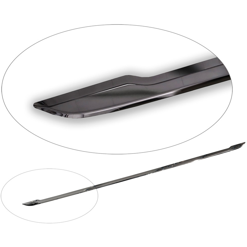 Avisa Moulure de hayon en Inox Noir Chrome sur mesure pour Kia Niro II 2022-