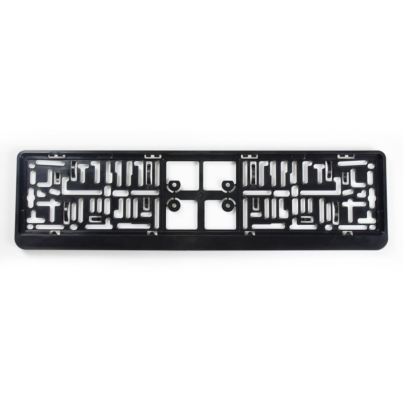 Porte-plaque synthétique 'Click' 52x11cm Noir