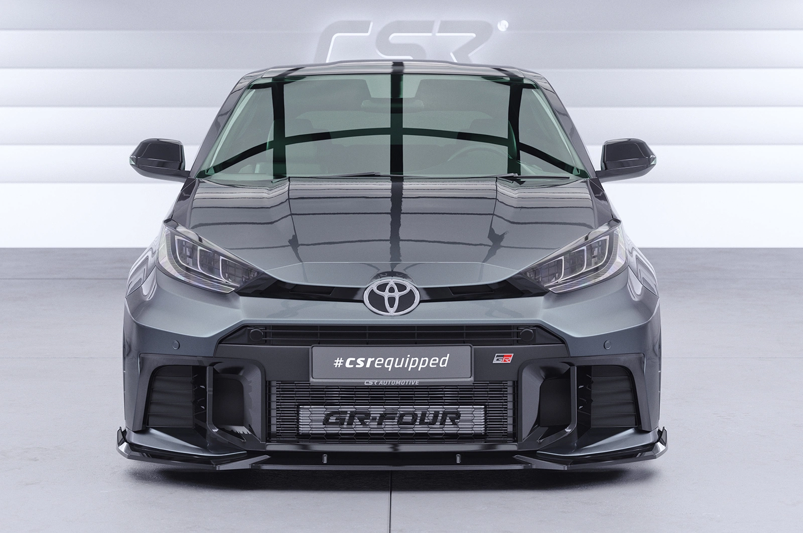 Voorspoiler Toyota GR Yaris glans zwart