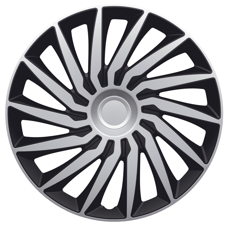 Jeu d'enjoliveurs Kendo 16-inch argent/noir