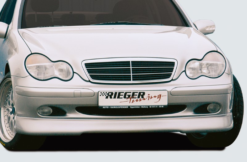 Spoilerzwaard voor Voorspoilerlip Mercedes W203 Classic/Elegance