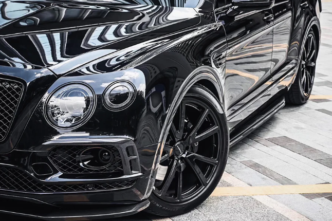 Bentley Bentayga OD Style Carbon Fiber Fog Light Cover 2016-2019
