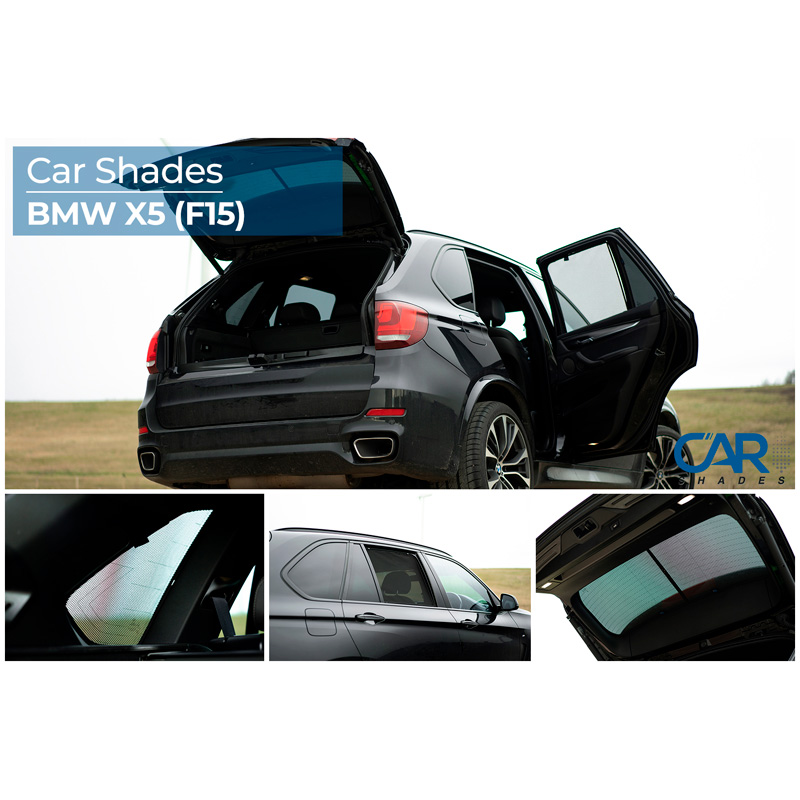 Set de Car Shades sur mesure pour BMW X5 (F15) 2013-2018 (8-pièces)