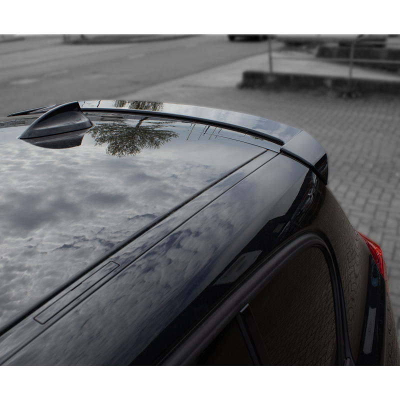Becquet de toit sur mesure pour BMW Série 1 F20/F21 3/5-portes 2011-2019 (ABS Noir Luisant)