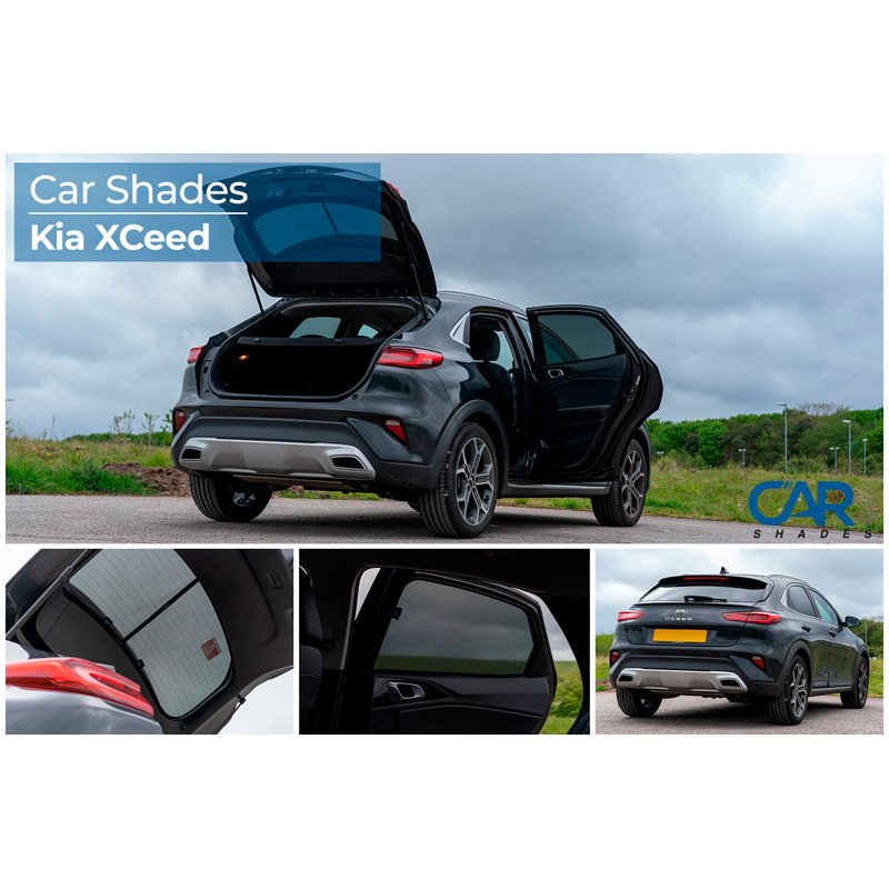Set de Car Shades sur mesure pour Kia XCee'd (CD) 2019- (4-pièces)