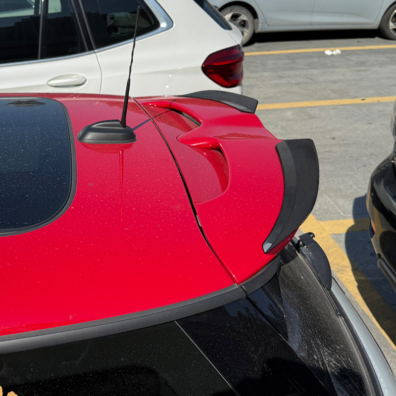 Becquet de toit (Spoiler Cap) sur mesure pour Mini F55/F56 Cooper S JCW 2013-2024 (ABS Noir Luisant)