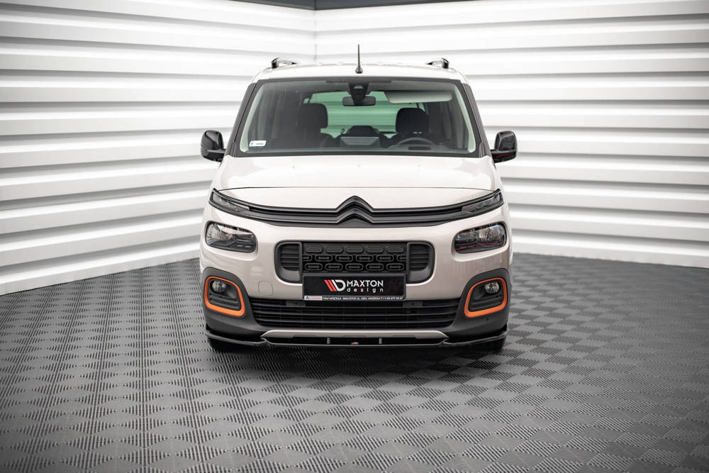 Voorspoiler Citroen Berlingo MK3 Maxton Glans Zwart