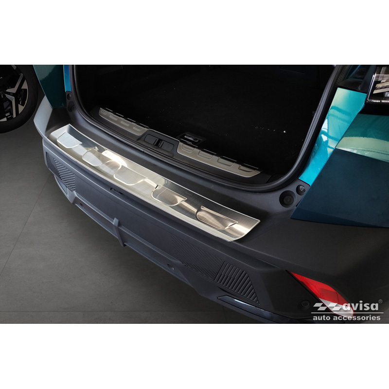 Protection de seuil arrière inox sur mesure pour Peugeot 408 II Fastback 2023-