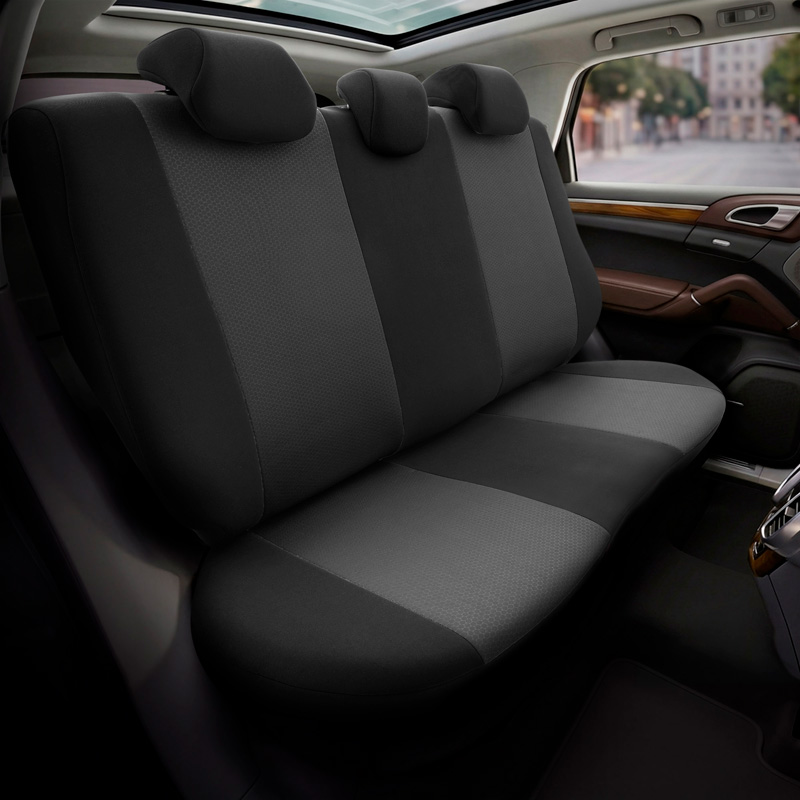 otoM Housse de sièges universel en textile 'SelectedFit Pro' Noir - 11-pièces - adapté aux Side-Airbags