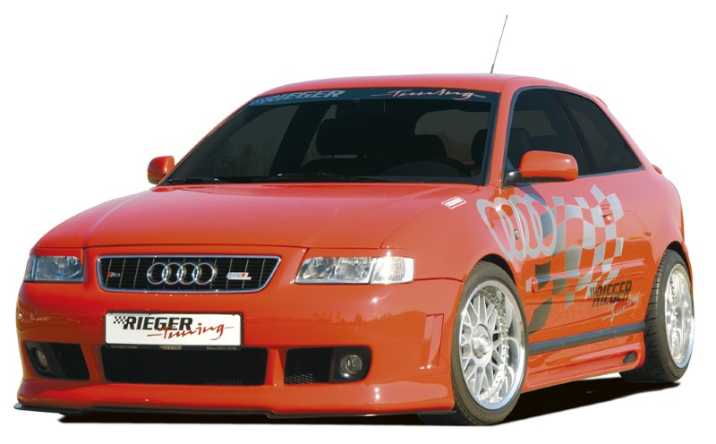 Zijskirts Audi A3 8L ABS Carbon-look Rieger