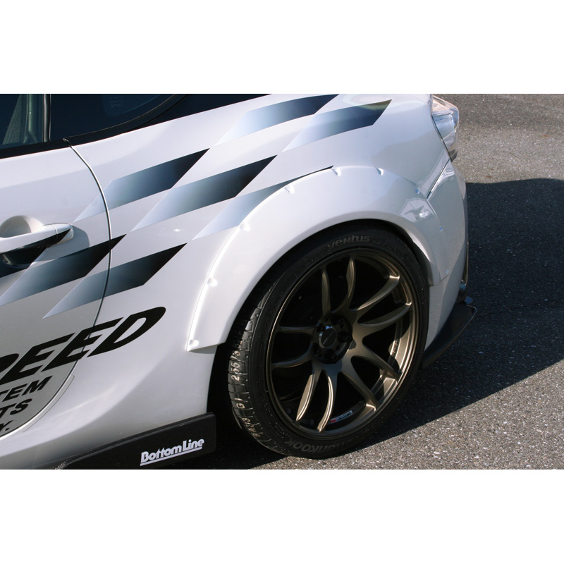 Chargespeed Jeu de gardes boues sur mesure pour Toyota GT86 / Subaru BRZ (FRP)