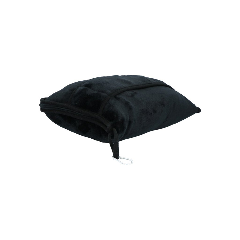 Carpoint Couverture de voyage & Coussin de voyage Noir 2 en 1