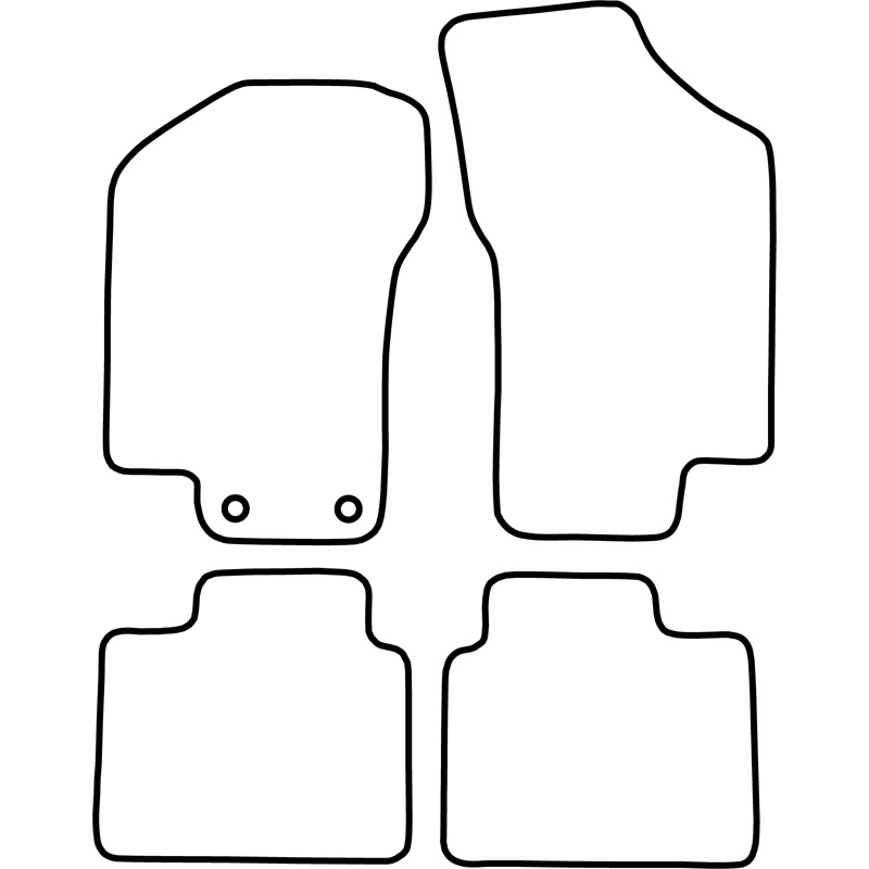 Set de tapis de sol sur mesure pour Fiat Tipo 1988-1995
